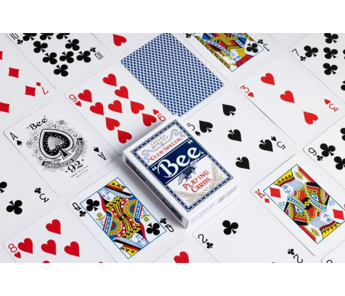 Карты для покера Bee Club Special Standard Index Blue, 1004508blue