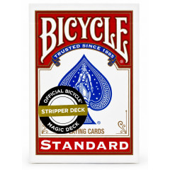 Карты для фокусов Bicycle Stripper Deck Red