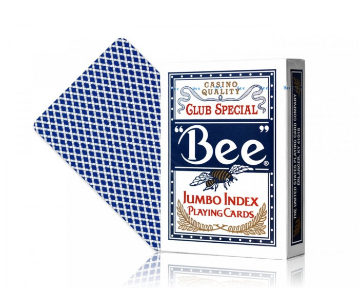 Карты Bee Jumbo Index Blue, 1001770blue