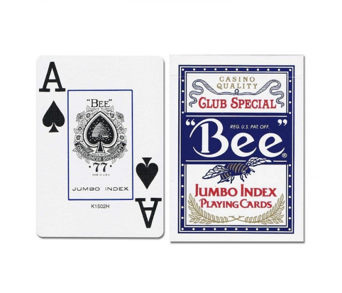 Карты Bee Jumbo Index Blue, 1001770blue