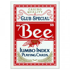 Карти Bee Jumbo Index Red, 1001770red