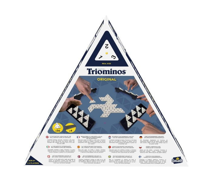 Настільна гра Триміно: Делюкс - Triominos: Deluxe + правила українською.. Goliath (930664)