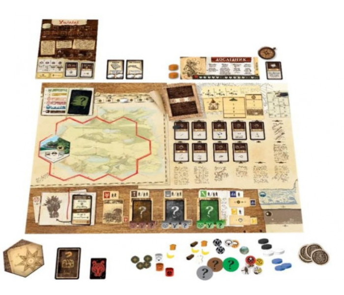 Настольная игра Робинзон Крузо: Приключения на Проклятом острове - Robinson Crusoe: Adventures on the Cursed Island. Geekach Games (GKCH0264)