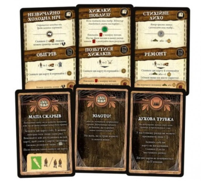 Настольная игра Робинзон Крузо: Приключения на Проклятом острове - Robinson Crusoe: Adventures on the Cursed Island. Geekach Games (GKCH0264)