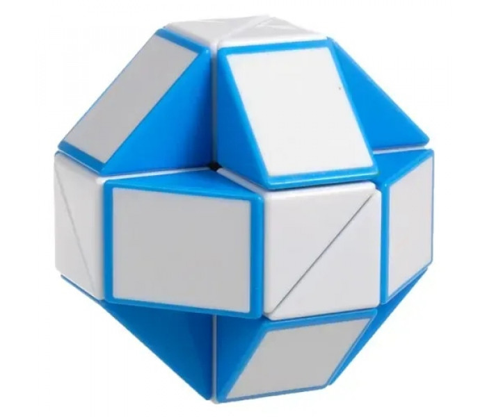 Змейка Рубика (blue-white). Smart Cube. SCT401s