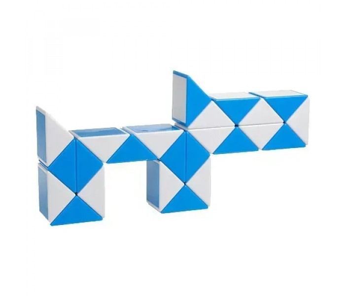 Змейка Рубика (blue-white). Smart Cube. SCT401s