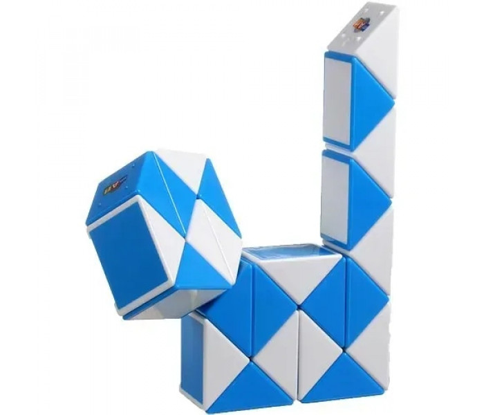 Змейка Рубика (blue-white). Smart Cube. SCT401s