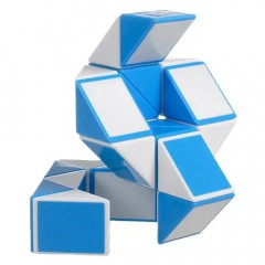 Змійка Рубіка (blue-white). Smart Cube. SCT401s