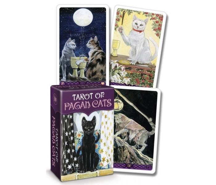Міні Таро язичницьких кішок - Mini Tarot of Pagan Cats. Lo Scarabeo