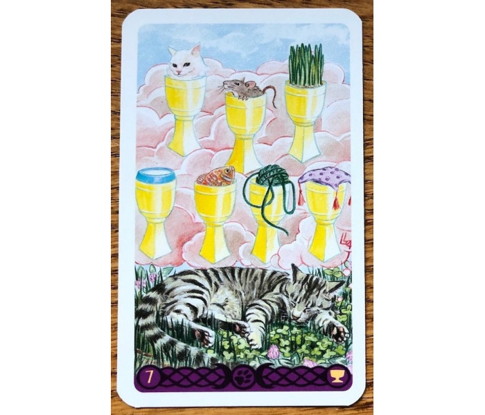 Міні Таро язичницьких кішок - Mini Tarot of Pagan Cats. Lo Scarabeo