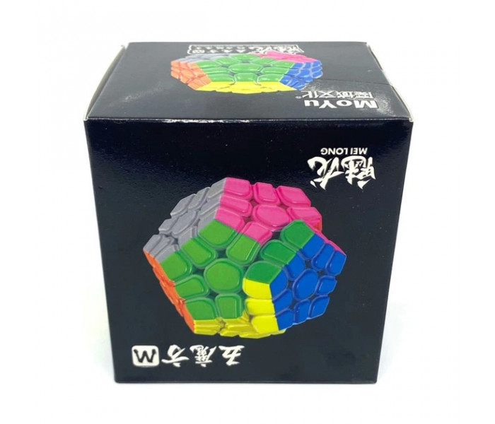 Головоломка Megaminx Moyu Carbon Fiber Meilong магнитный, без наклеек