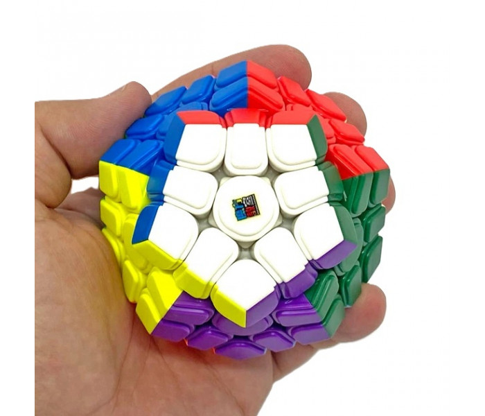 Головоломка Megaminx Moyu Carbon Fiber Meilong магнитный, без наклеек
