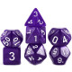 Набор кубиков RPG Opaque 7 Dice Set Dark purple (g7dopaq09)