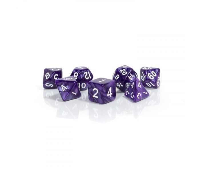 Набор кубиков RPG Opaque 7 Dice Set Dark purple (g7dopaq09)