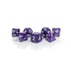 Набор кубиков RPG Opaque 7 Dice Set Dark purple (g7dopaq09)