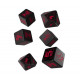 Кубики RPG Cyberpunk Red: Night City Essential 6 Dice Set. Q WORKSHOP (SCPE01)