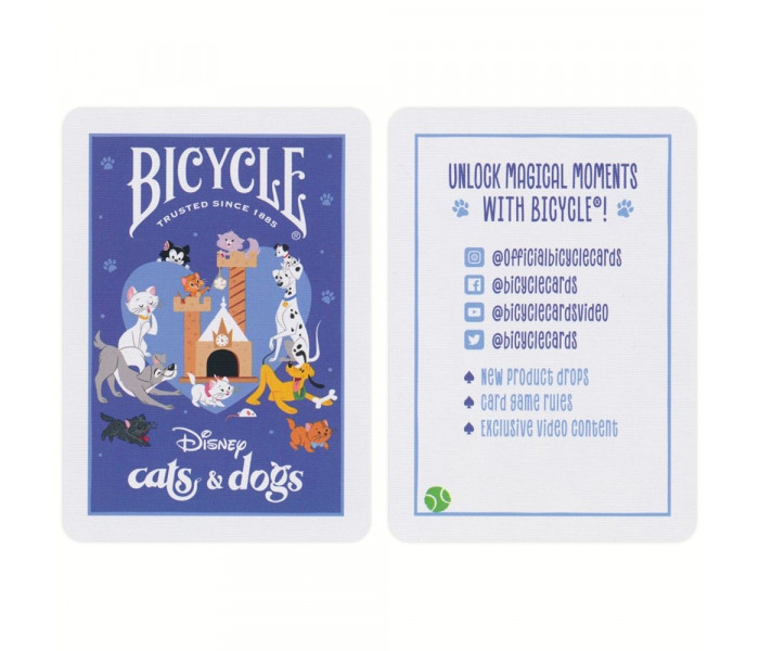 Игральные карты Bicycle Disney Cats and Dogs