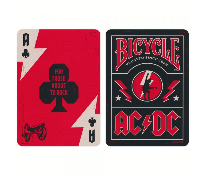 Игральные карты Bicycle AC/DC