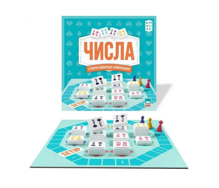 Настольная игра Числа (SETUP). Asmodee