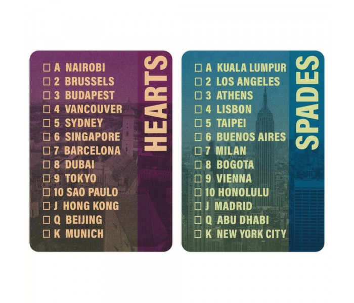 Гральні карти Bicycle Cities of the World