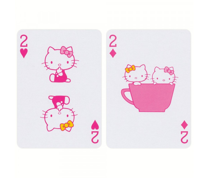 Гральні карти Bicycle Hello Kitty Black and Pink