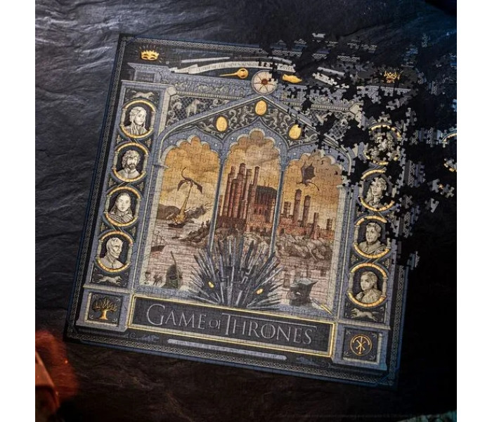 Игра престолов: многоуровневый пазл (1000 элементов) - Game of Thrones puzzle (1000 pieces). Theory11