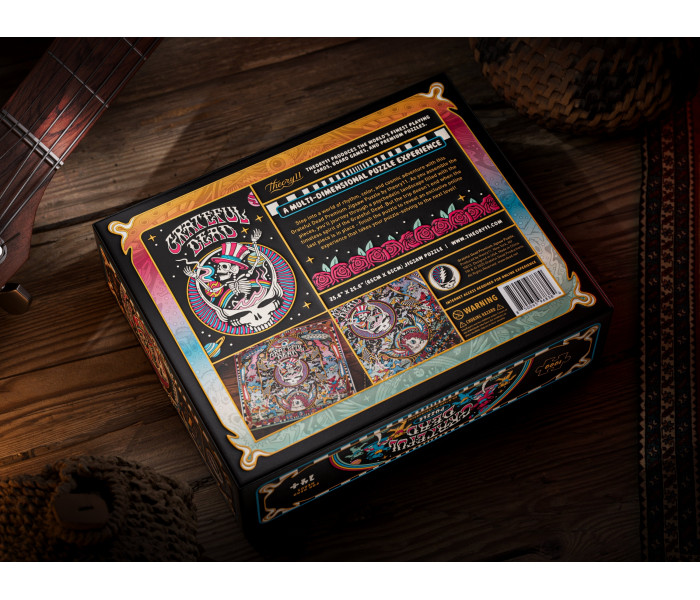 Пазл за мотивами Grateful Dead (1000 елементів) - Grateful Dead Jigsaw Puzzle (1000 pieces). Theory11