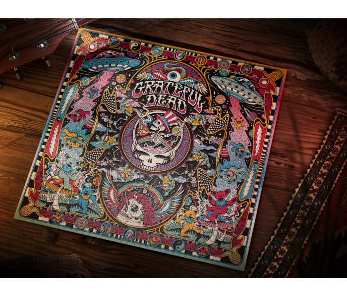 Пазл за мотивами Grateful Dead (1000 елементів) - Grateful Dead Jigsaw Puzzle (1000 pieces). Theory11