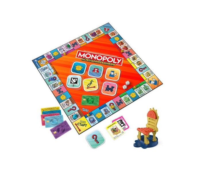 Настільна гра Монополія Мобільний Банкінг. Hasbro