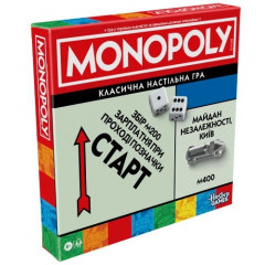 Настільна гра Класична Монополія. Україна - Monopoly Ukraine. Hasbro (G0009)