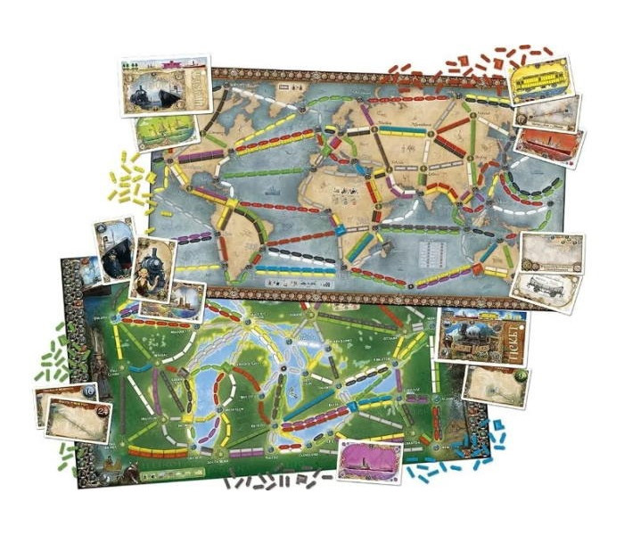 Настольная игра Билет на поезд: Рельсы и паруса - Ticket to Ride: Rails & Sails. Lord of Boards