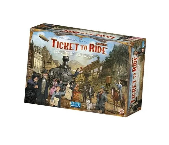 Настольная игра Билет на поезд. Наследие: Легенды Запада - Ticket to Ride Legacy: Legends of the West. Lord of Boards
