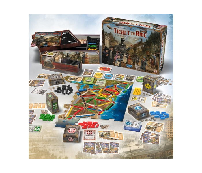 Настольная игра Билет на поезд. Наследие: Легенды Запада - Ticket to Ride Legacy: Legends of the West. Lord of Boards