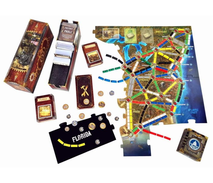 Настольная игра Билет на поезд. Наследие: Легенды Запада - Ticket to Ride Legacy: Legends of the West. Lord of Boards
