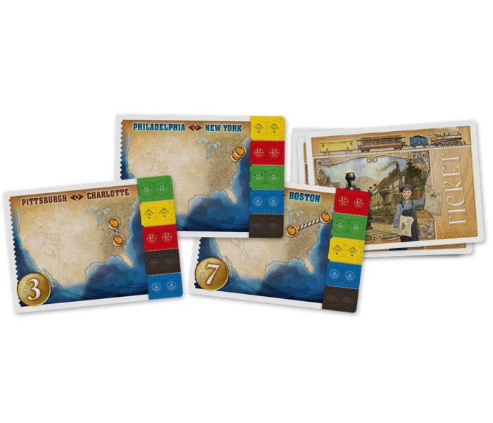 Настольная игра Билет на поезд. Наследие: Легенды Запада - Ticket to Ride Legacy: Legends of the West. Lord of Boards