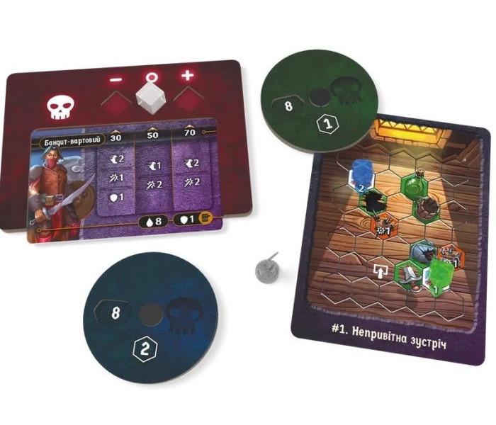 Настольная игра Темная гавань. Пуговицы и насекомые - Gloomhaven: Buttons & Bugs. Lord of Boards (LOB2501UA)