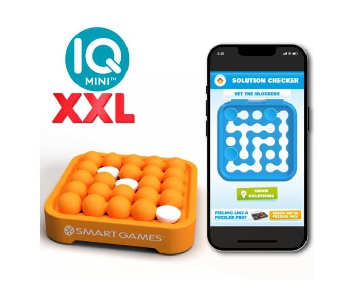 Настольная игра IQ Мини XXL ENG + правила УКР. Smart Games (SG401XL)