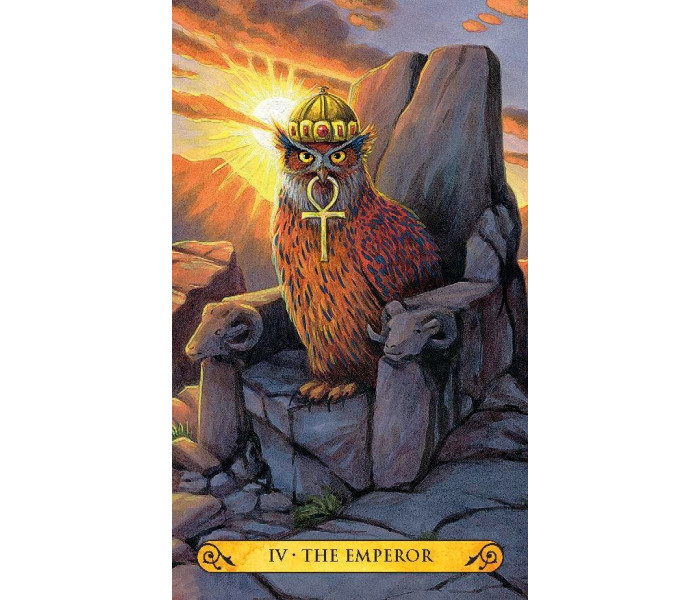 Мини Таро Сов - Tarot of the Owls Mini Deck. Llewellyn 