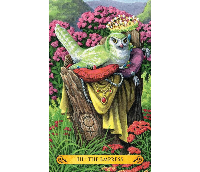 Мини Таро Сов - Tarot of the Owls Mini Deck. Llewellyn 