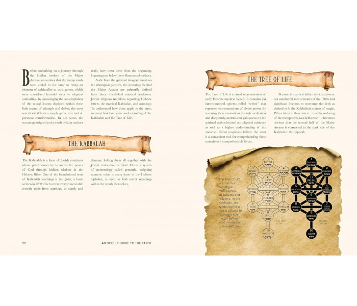 Книга Оккультный путеводитель по Таро - Occult Guide to the Tarot. Rockpool Publishing 