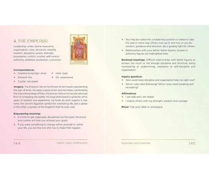 Справочник по картам Таро: освойте искусство чтения Таро - Tarot Card Companion: Master the art of tarot reading. Rockpool Publishing 