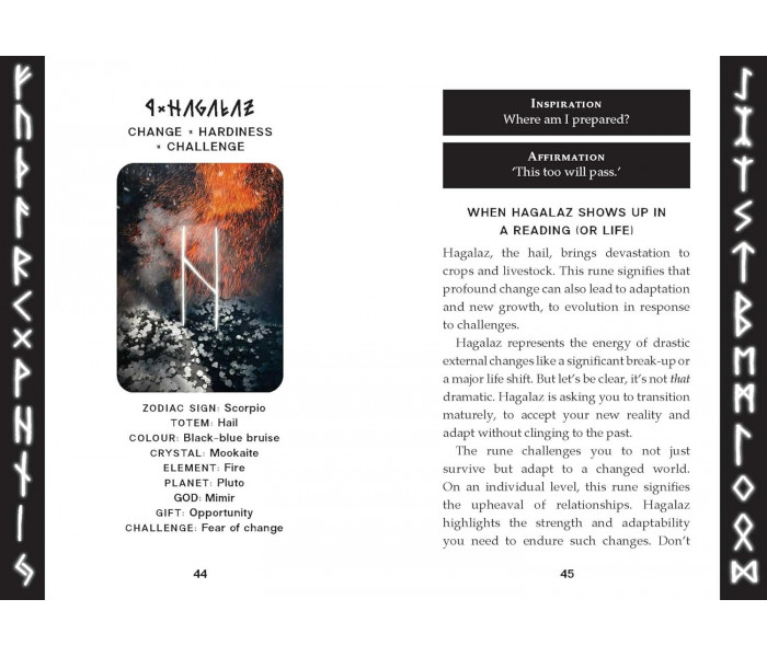Рунічний Оракул: Стародавня скандинавська міфологія і магія - Runic Oracle: Ancient Norse Myth and Magic. Rockpool Publishing