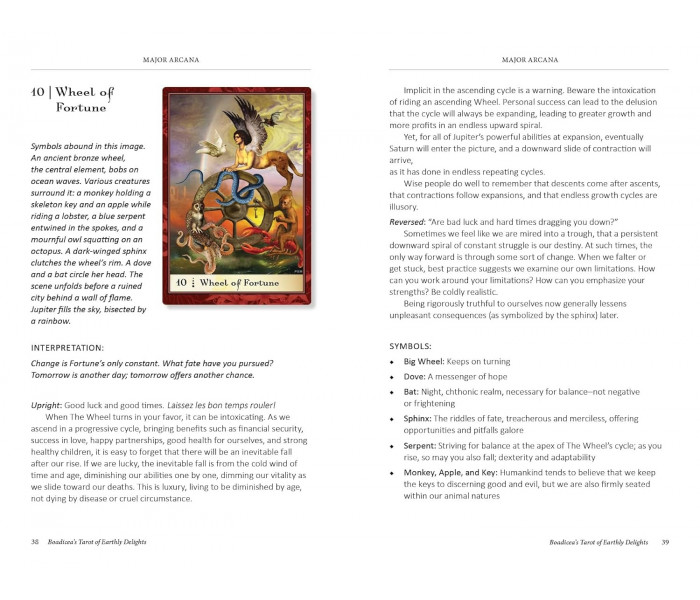 Таро Земних Насолод Боадіцеї - Boadicea's Tarot of Earthly Delights. Schiffer Publishing