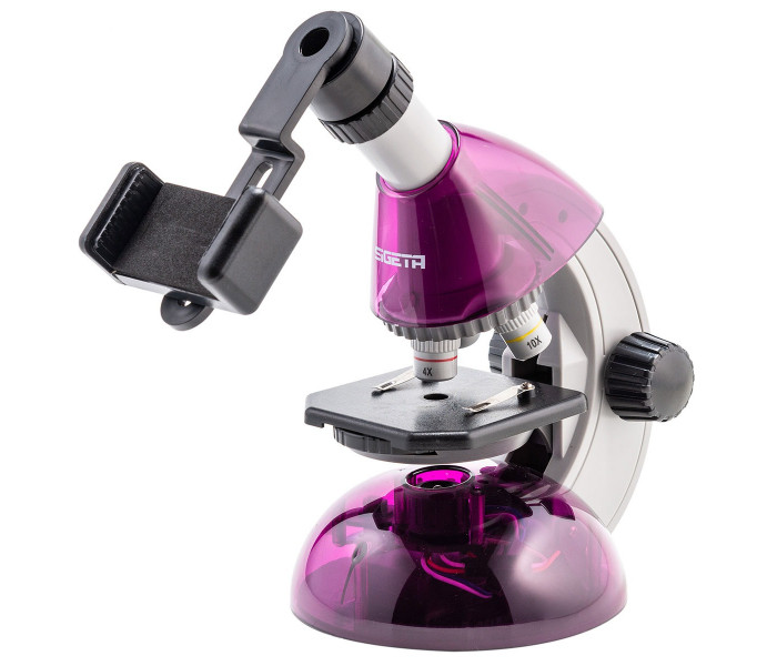 Микроскоп SIGETA MIXI 40x-640x PURPLE (с адаптером для смартфона) (65914)
