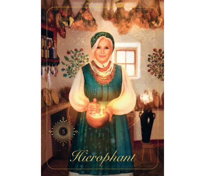 Українське Таро: Квітка Чарівної Папороті - The Ukrainian Tarot: Flower of the Magic Fern. Schiffer Publishing