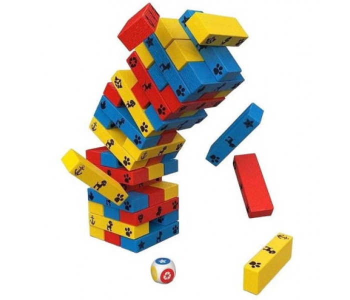 Настольная игра Дженга Щенячий патруль - Jenga Paw Patrol. Danko Toys 