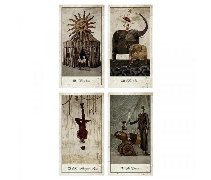 Уценка  Таро Ужасного Цирка - Horror Circus Tarot. Ambrosia