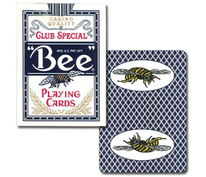 Карти" Бджола " Bee Jumbo Index Blue (бджілки на сорочці)