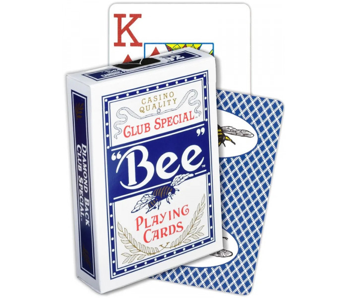 Карти" Бджола " Bee Jumbo Index Blue (бджілки на сорочці)