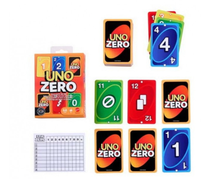 Настільна гра Уно Zero. Mattel (JHH48)